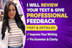 honest beta reading feedback