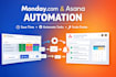 build a custom monday com or asana workflow with automation