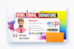 design a professional clickable HTML gmail signature and email signature