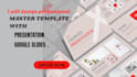 design master template with google slide and presentation