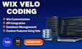 develop a custom wix velo website with advanced functionality