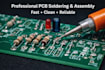 solder and assemble your pcb boards professionally