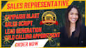 close sales on comission based set qualified appointments cold call leads sdr