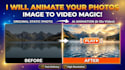 transform your 5 static images into cinematic videos