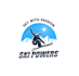 create wonderful and excellent skiing logo design