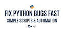 fix python errors, debug code and write scripts