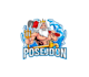 create awesome and gorgeous poseidon logo design