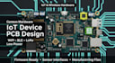 design iot device pcb with wifi ble lora microcontroller and low power hardware