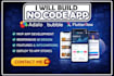 build no code app using adalo, glide, bubble or flutterflow, mvp app development