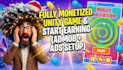 create unity mobile game 2d 3d earning app with admob ads monetization