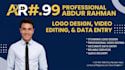 do professional video editing and data entry
