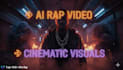 create ai rap music video, cinematic visuals, animation with kling