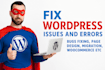 fix wordpress website errors fast