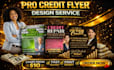 design high converting credit repair flyer