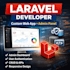 develop a custom laravel web application with admin panel