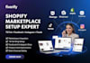 setup shopify marketplace koongo simprosys tiktok  facebook instagram website