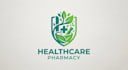 design a clean and professional pharmacy logo