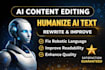 rewrite ai content to sound human and natural