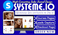 setup systeme io course webinar registration sales landing page lead capture