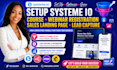 setup systeme io course webinar registration sales landing page lead capture