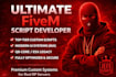 create custom fivem scripts with UI and full systems