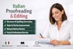 proofread edit grammar check CV editing your italian text professionally