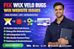 fix wix website issues wix velo code bugs wix studio wix velo api integration