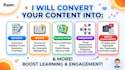 turn your content into notes, summaries, mind maps and quizzes