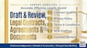 draft ndas, service agreements, and business contracts
