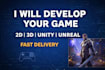 develop a godot unity 2d  games