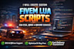 create custom fivem lua scripts for esx qbox qbcore servers
