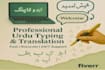 do professional urdu typing in ms word and PDF
