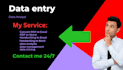 do any file conversion, data analysis, data entry