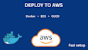 deploy your docker app on AWS ecs with cicd