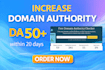 increase moz domain authority da 50 plus for your website