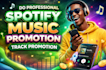 do professional spotify music promotion track promotion