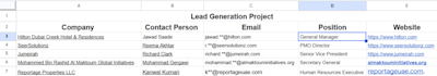 provide accurate b2b leads with verified emails