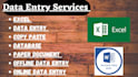 do data entry, data input, data extraction, data collection