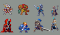 create 2d pixel art character 8 bit 16 bit animation pixel sprite sheet