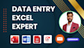 do data entry, excel, google sheets and web research expert