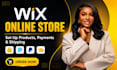 create a wix online store, set up products, payments, and shipping