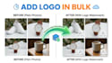 bulk rename, convert, organize and add logo to files using python