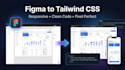 convert figma to tailwind CSS responsive website