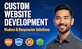develop a fully custom coded website