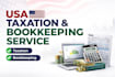 provide professional US tax preparation and bookkeeping services