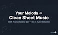 transcribe your song into a lead sheet by ear
