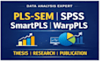 do data analysis using smartpls, warppls, spss and interpretation