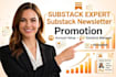 do substack account setup substack newsletter design substack podcast expert