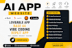 build lovable dev app , lovable ai website saas mvp or web app with supabase