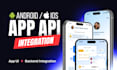 build app UI and integrate it with backend apis